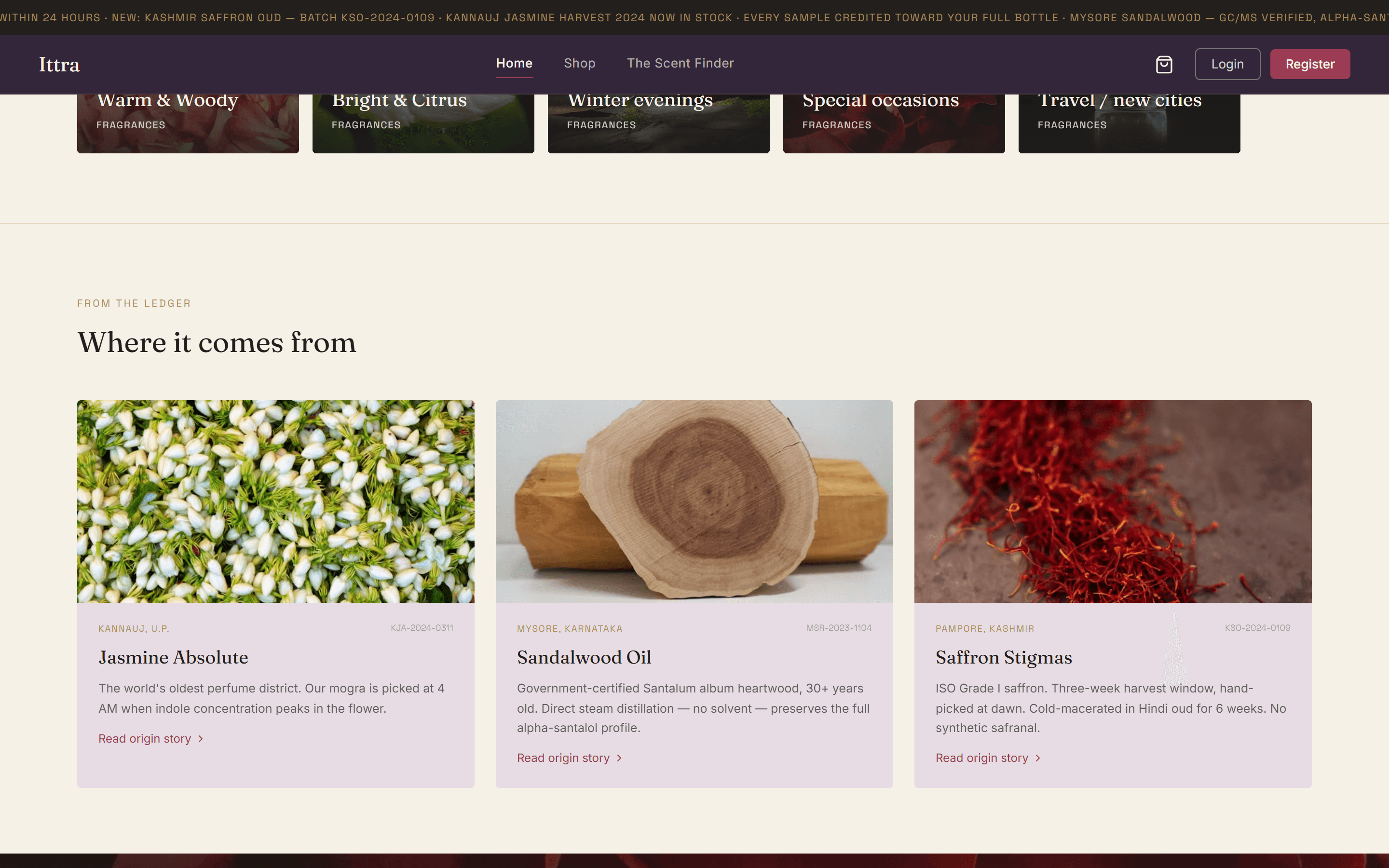Ittra: Transparent sourcing ledger